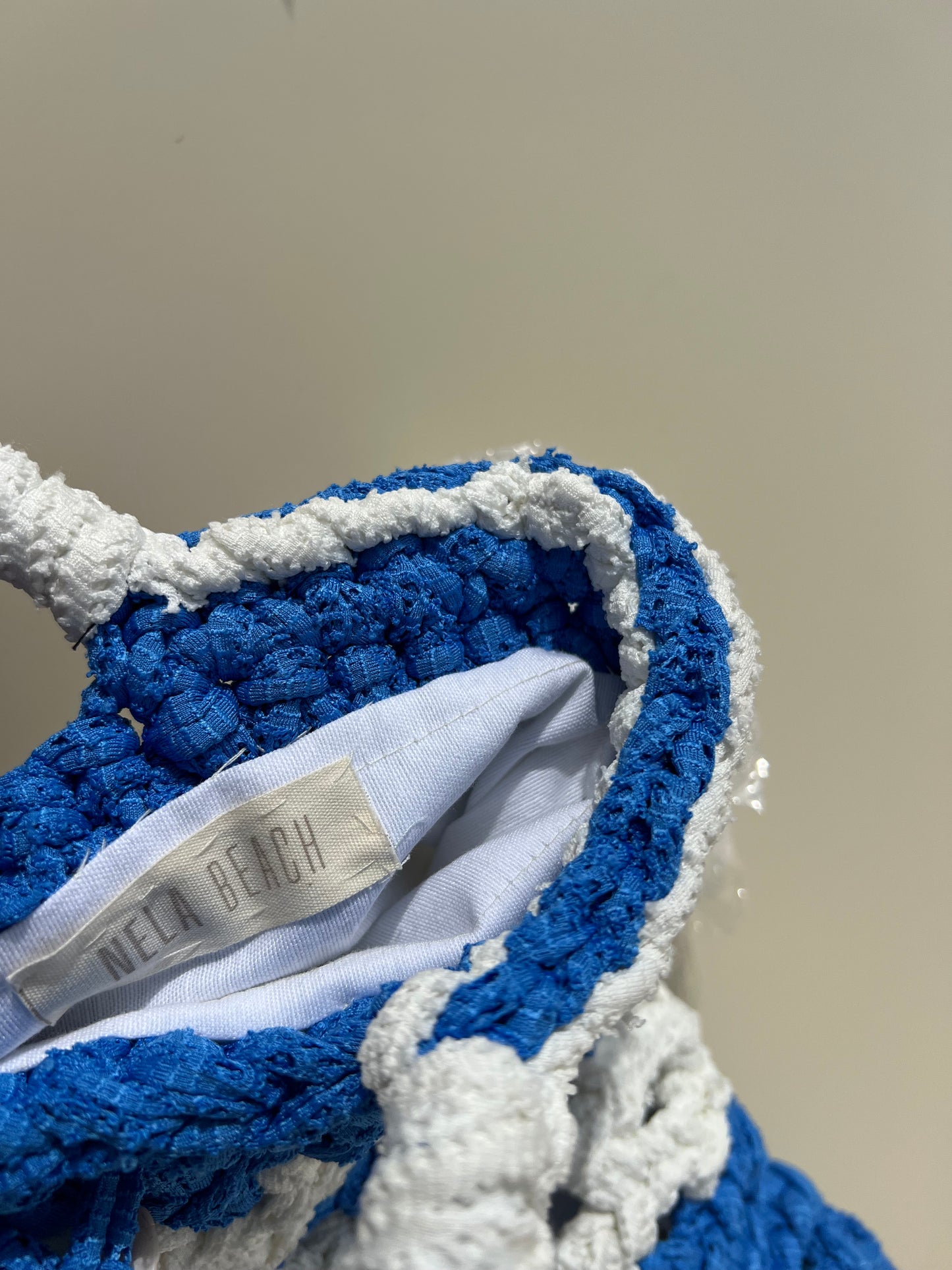 Bolso crochet Azul Mar