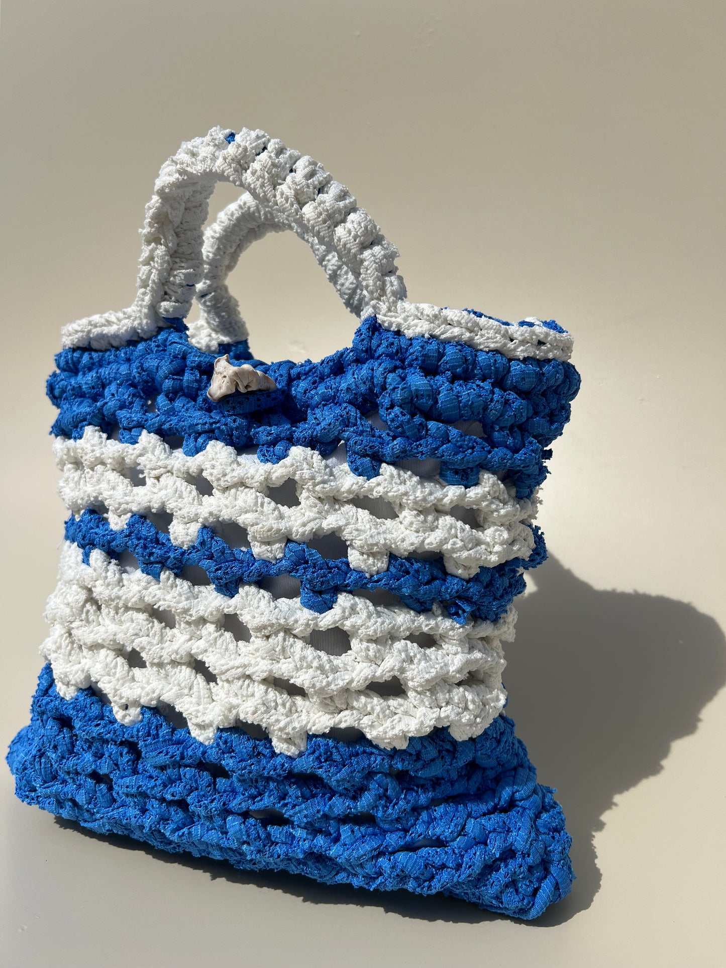 Bolso crochet Azul Mar