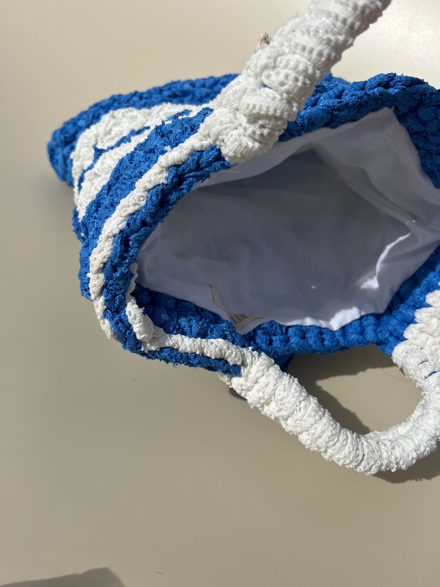Bolso crochet Azul Mar