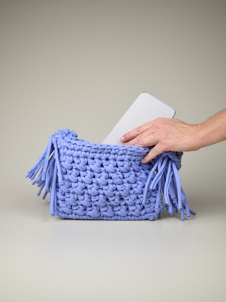 Bolso crochet drap