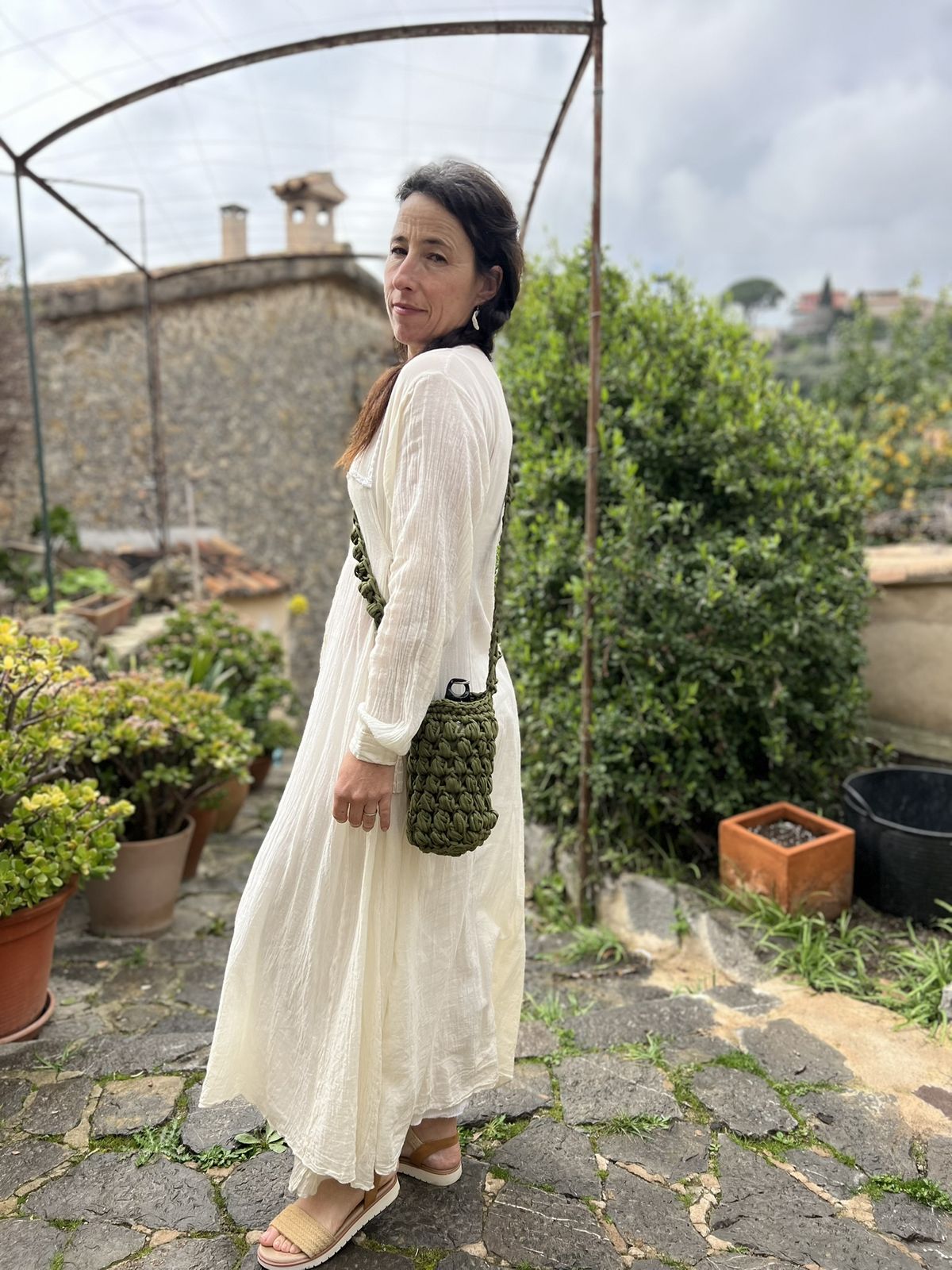 Cocoon Crossbody Pouch - Spring Moss