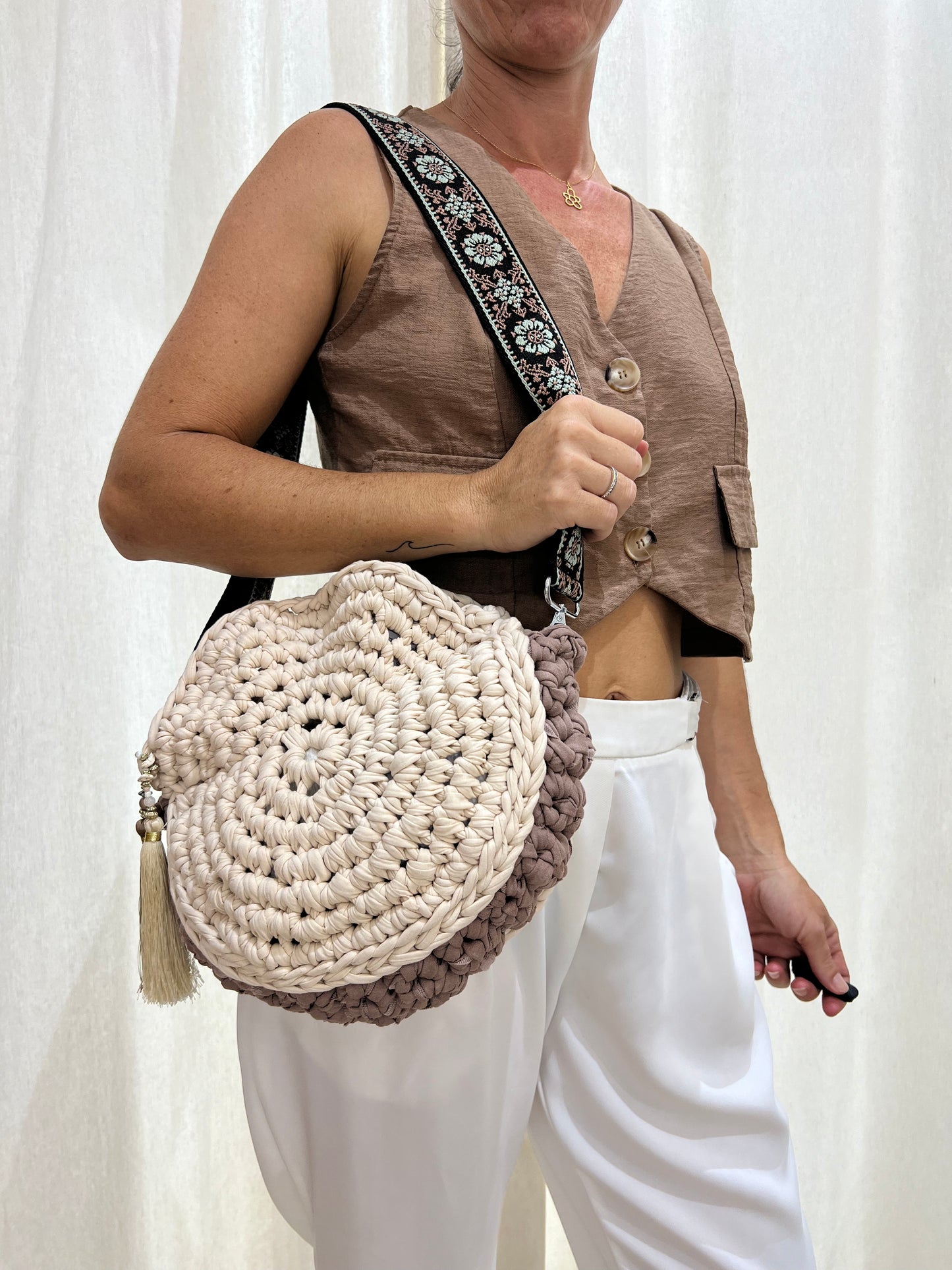 Bolso Crochet redondo Nona