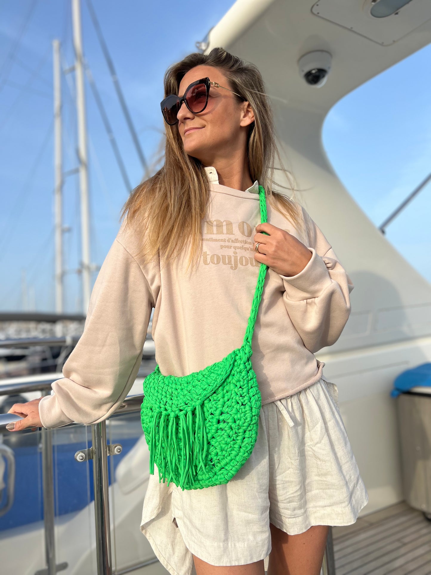 Bolso Green Crochet