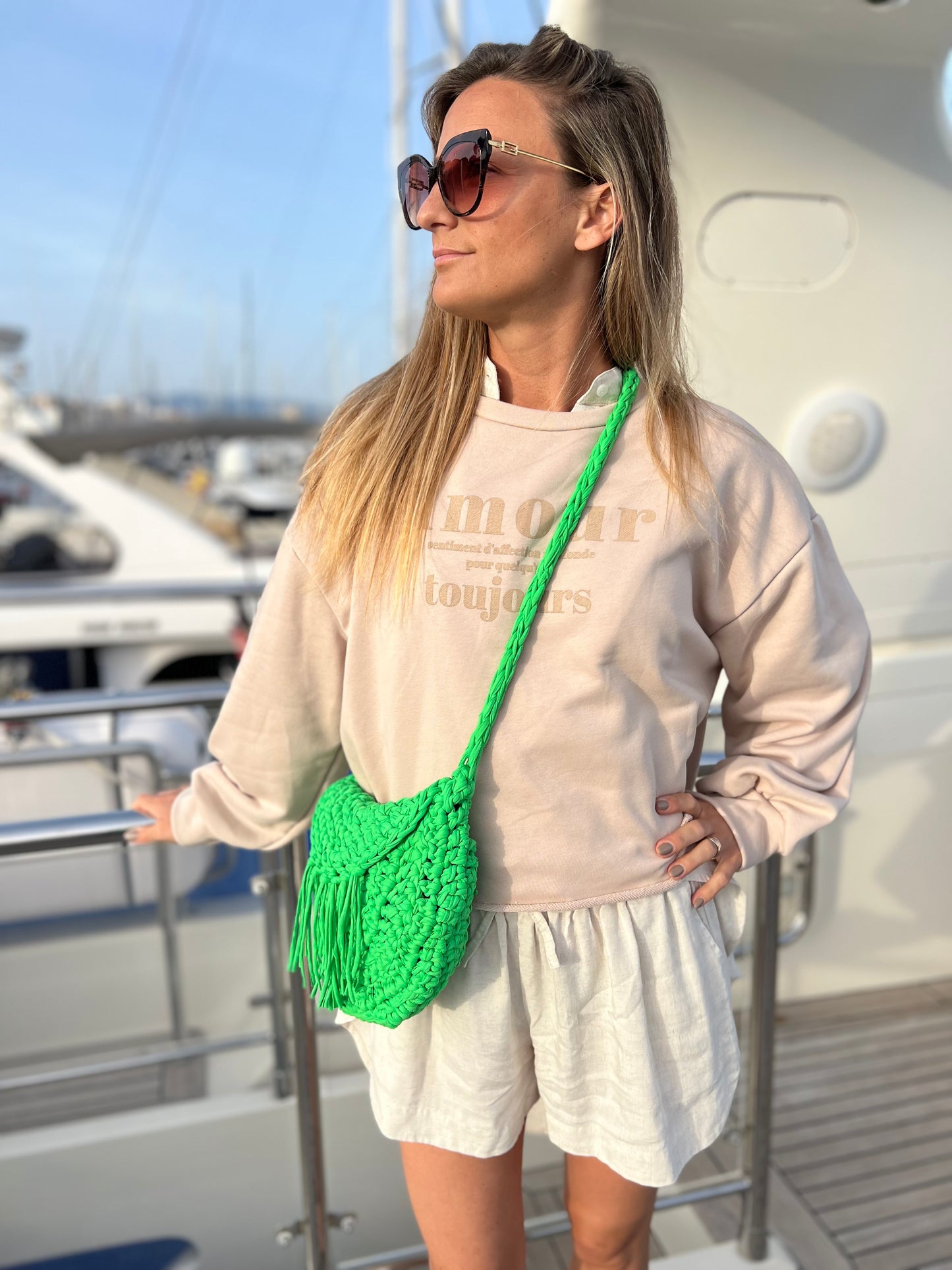 Bolso Green Crochet