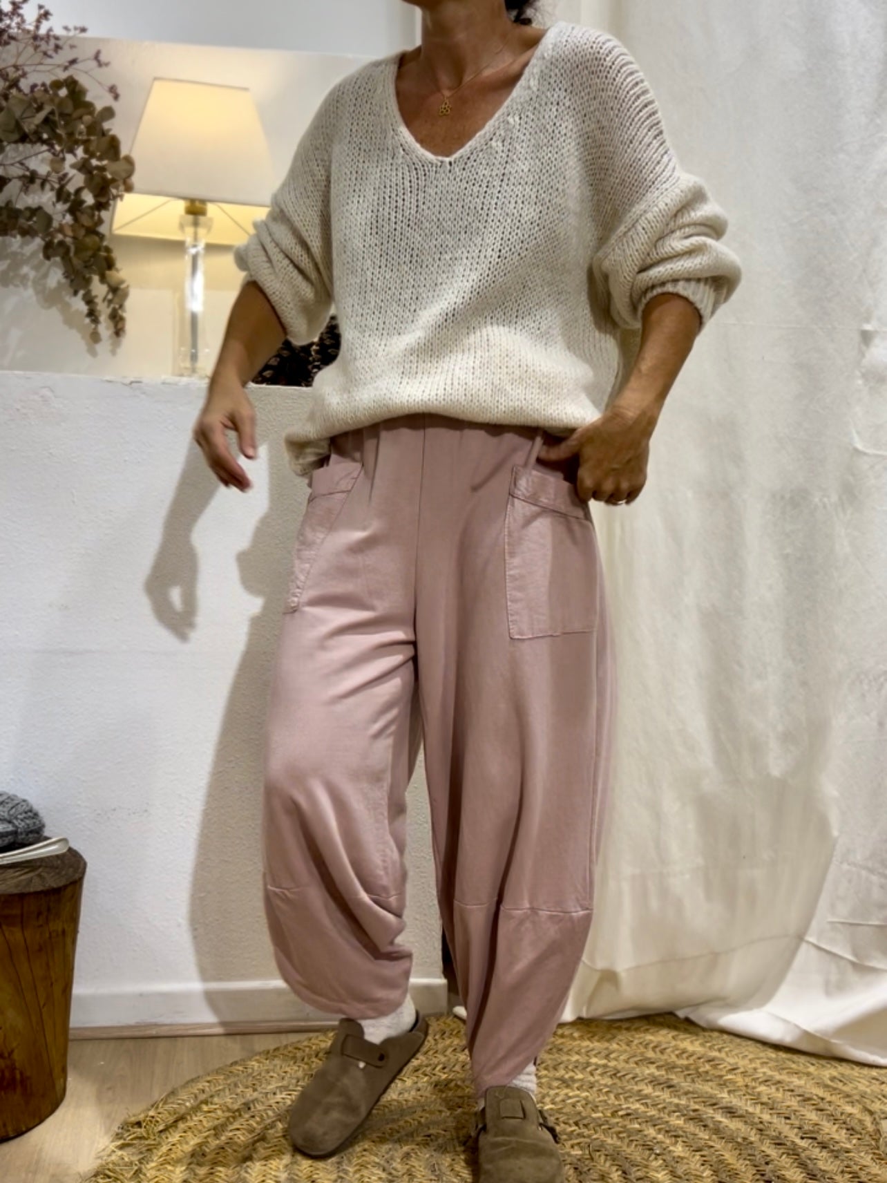 Soft boho pantalón