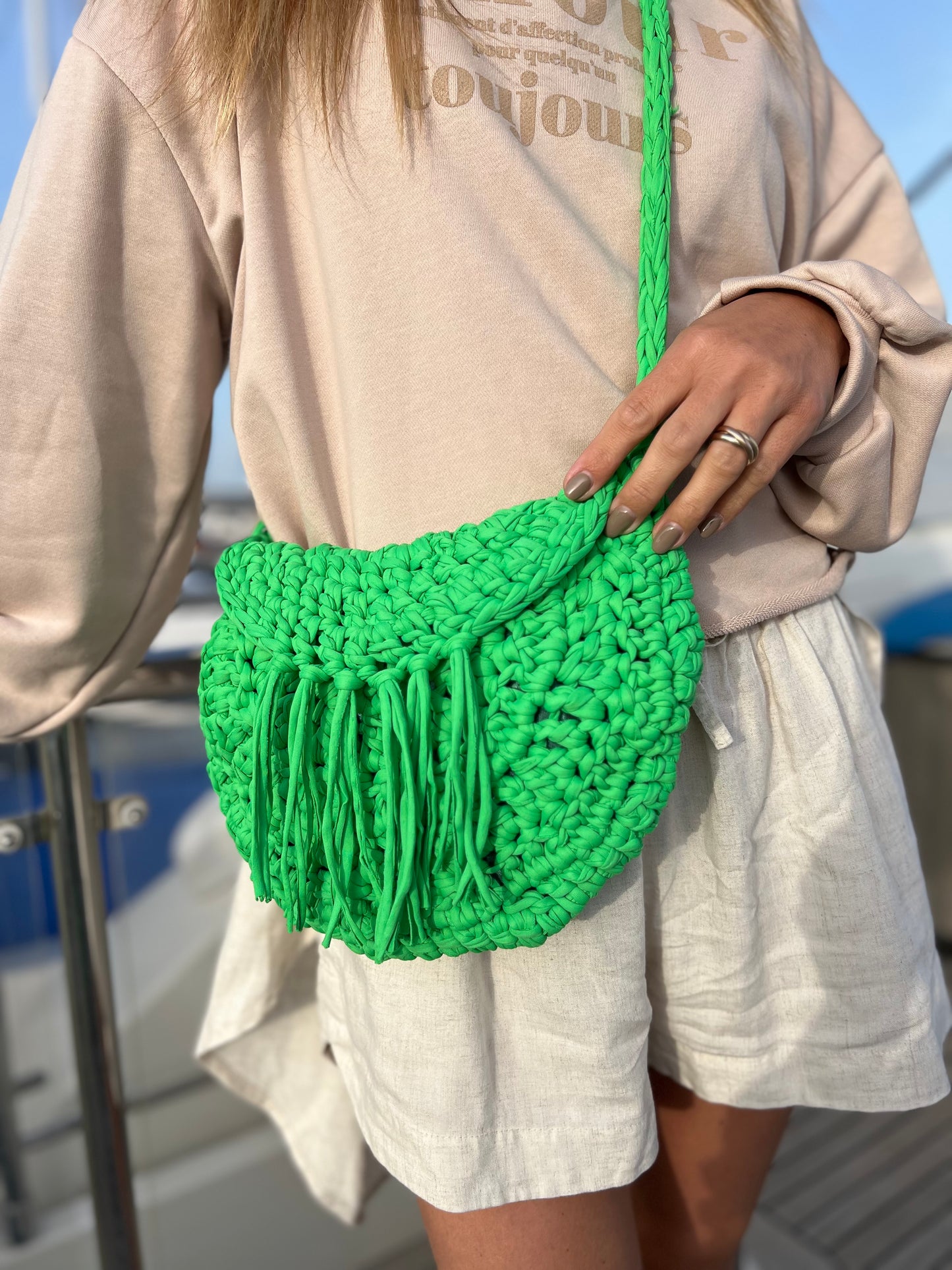 Bolso Green Crochet