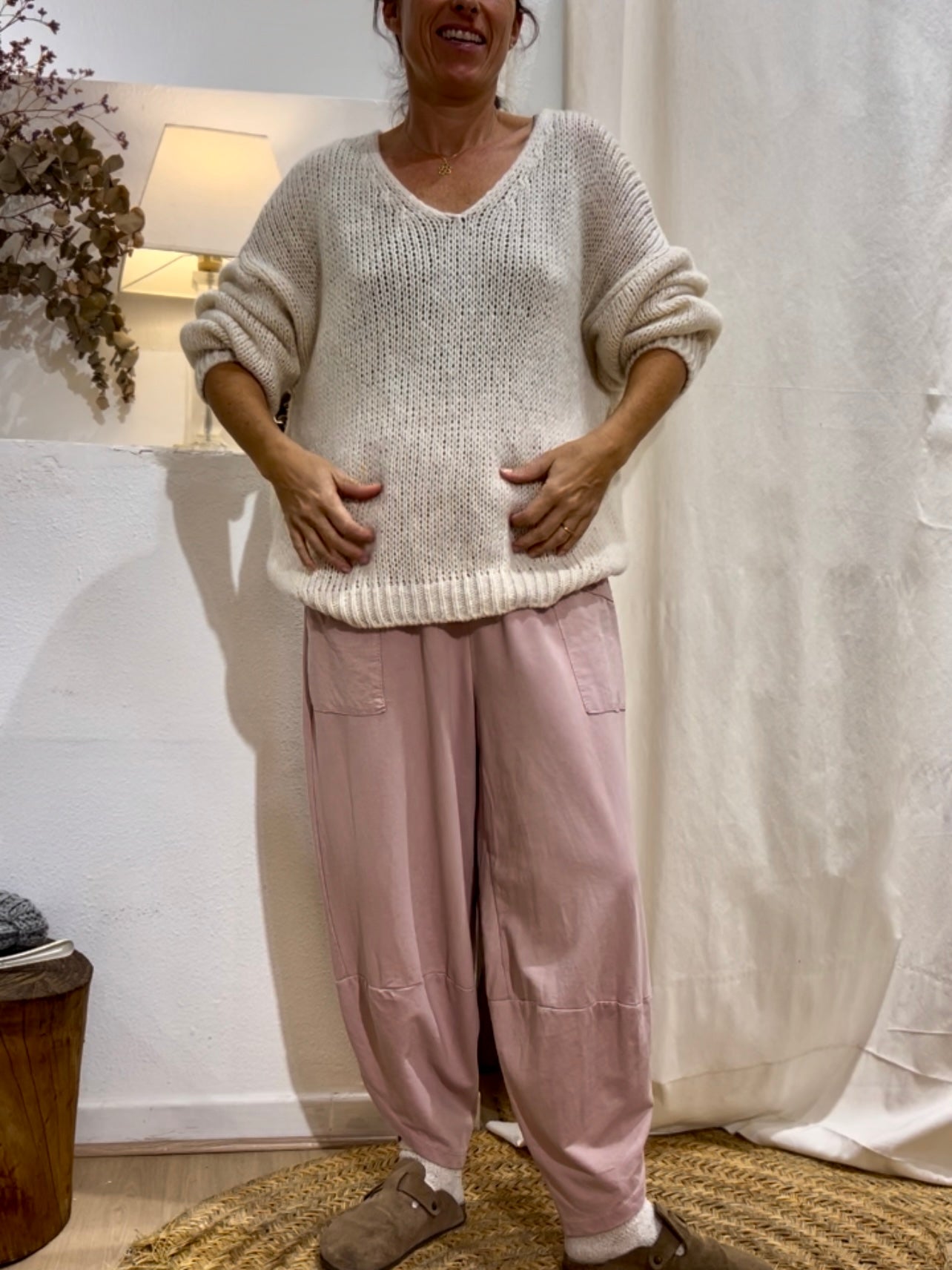 Soft boho pantalón