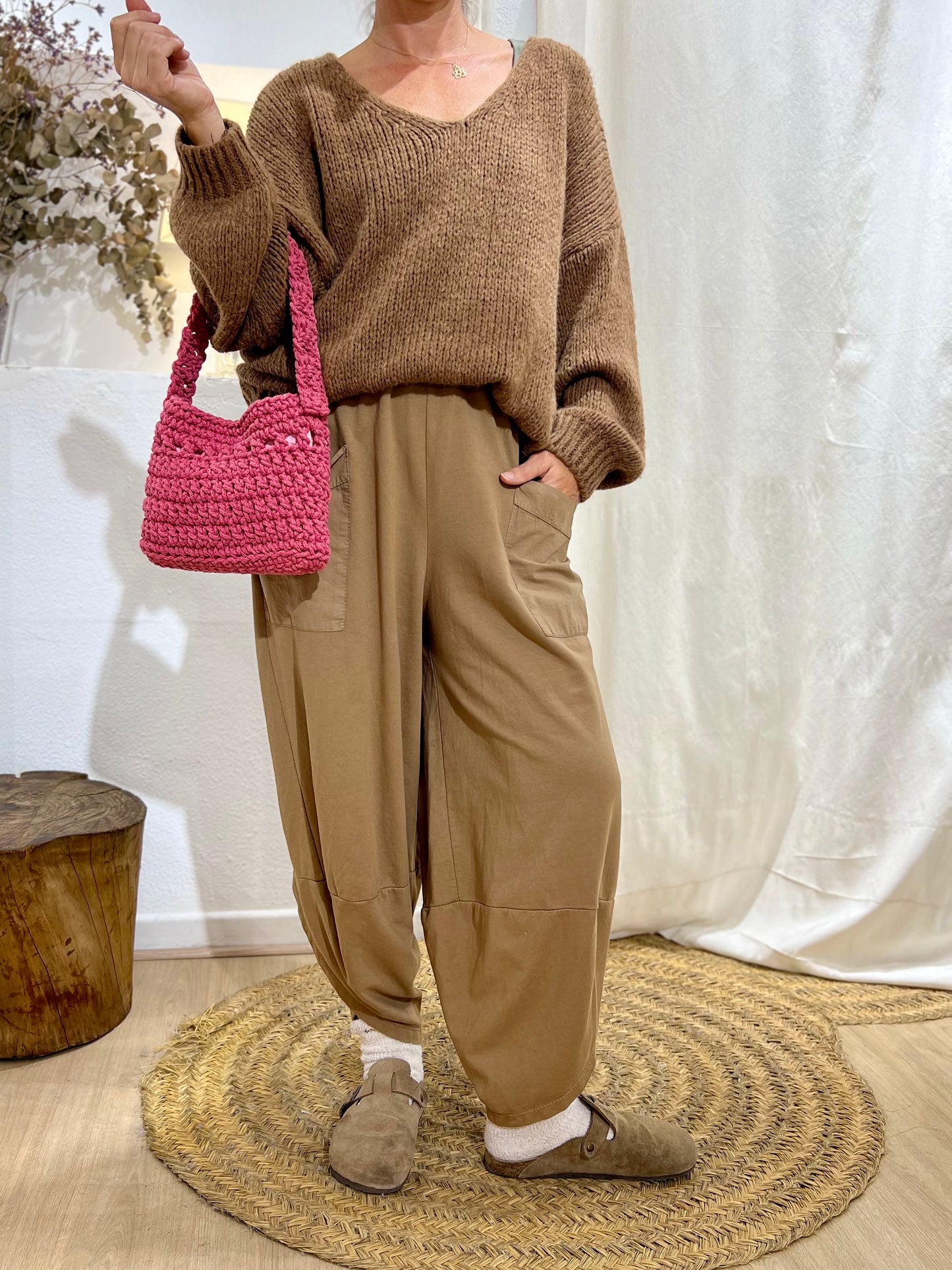 Soft boho pantalón