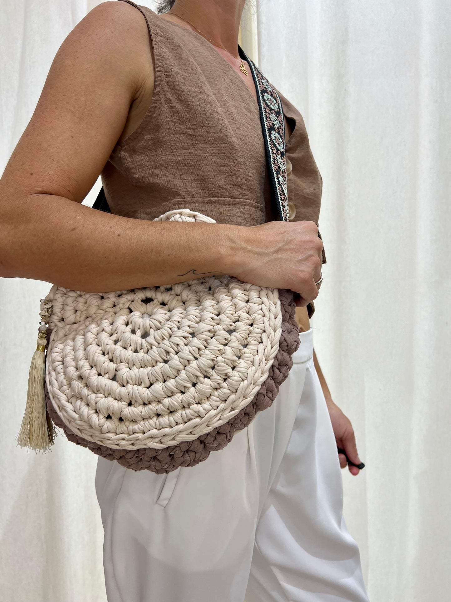 Bolso Crochet redondo Nona