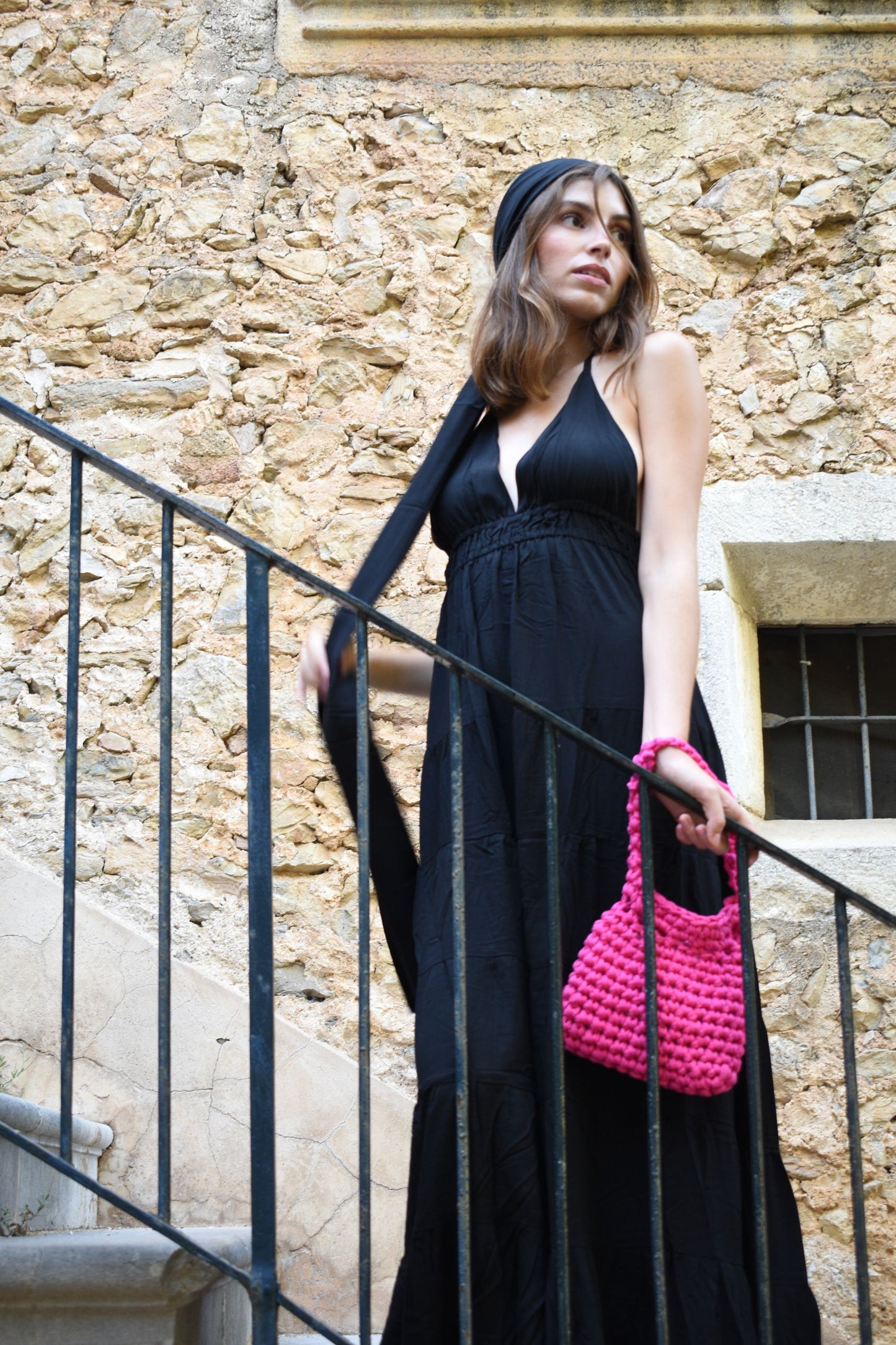 Bolso Crochet Fucsia