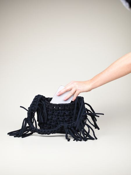 Bolso crochet drap