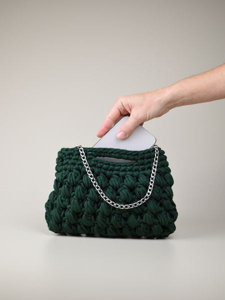 "Bolso Crochet Unic – Exclusividad Artesanal en Algodón Orgánico"