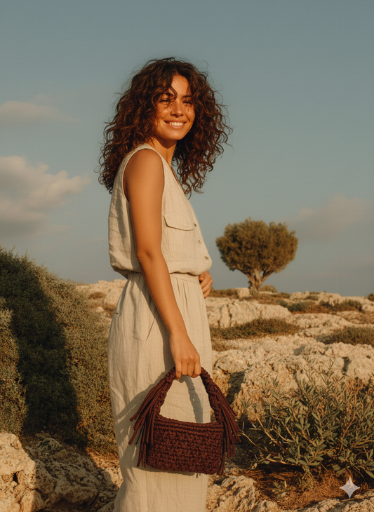 Bolso crochet drap