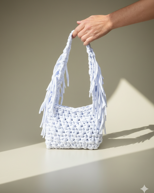 Bolso crochet drap