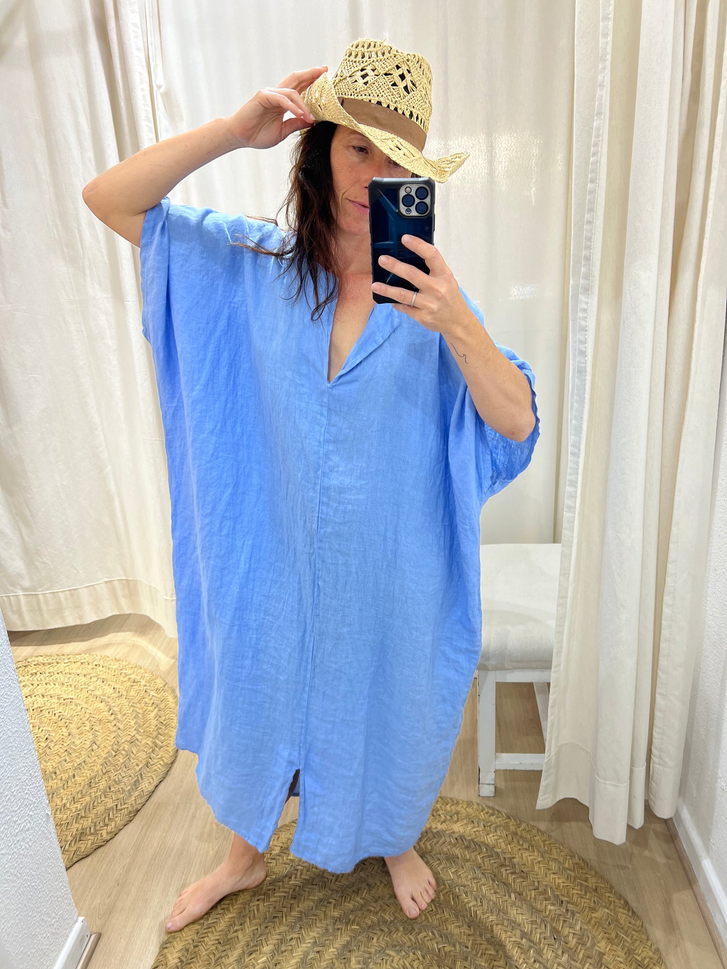 linen kaftan