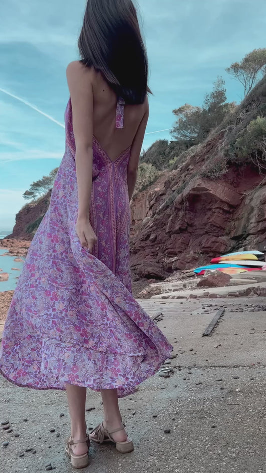 Open back dress