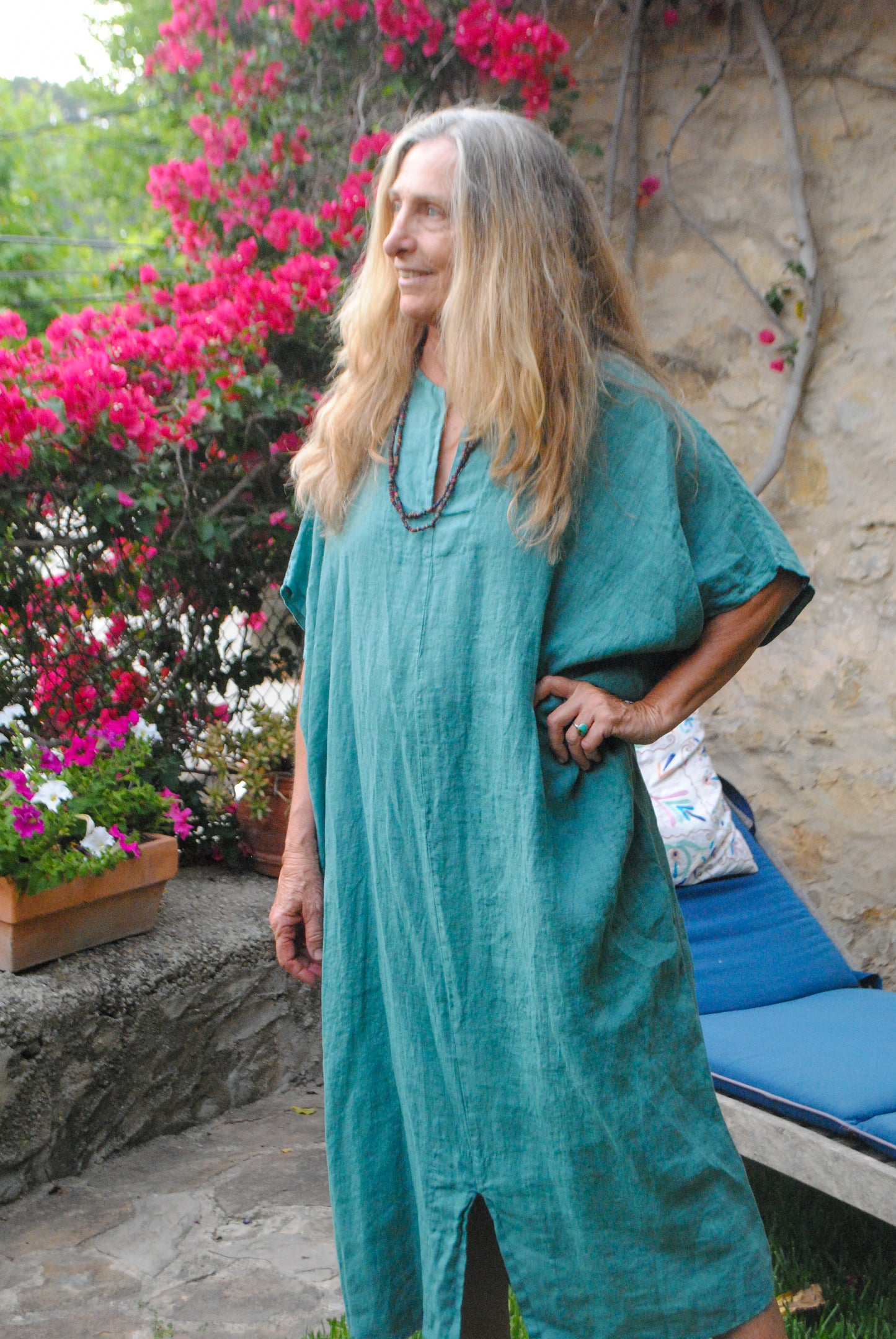 linen kaftan