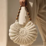 Bolso de crochet Concha
