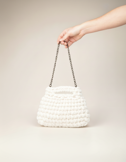bolso de crochet vela