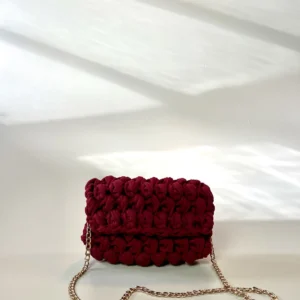 bolso de crochet stawberry