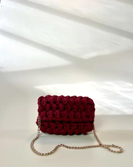 bolso de crochet stawberry